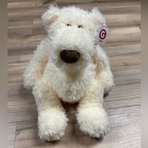 GUND Schlepp 18" Shaggy Fluffy Plush Polar Bear Stuffed Animal Cream White NWT